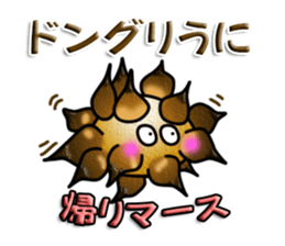 Cute Colorful Sea Urchins sticker #2385572