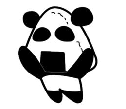 omusubi panda sticker #2385856