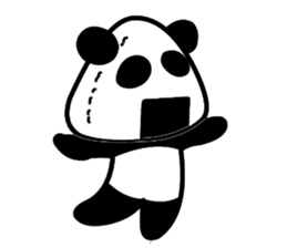 omusubi panda sticker #2385857