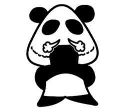 omusubi panda sticker #2385862