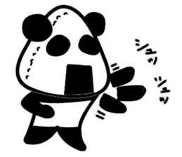 omusubi panda sticker #2385874