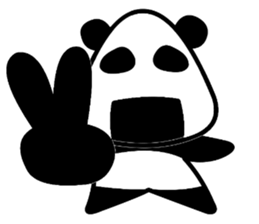 omusubi panda sticker #2385875