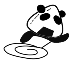 omusubi panda sticker #2385879