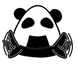 omusubi panda sticker #2385880