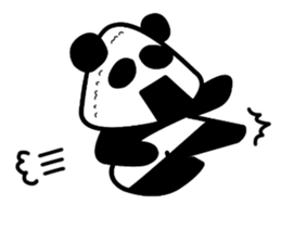 omusubi panda sticker #2385881