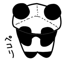 omusubi panda sticker #2385882