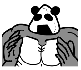 omusubi panda sticker #2385893