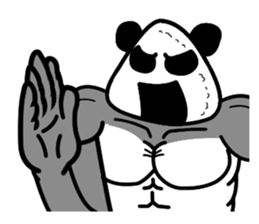 omusubi panda sticker #2385894