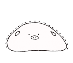 Steamed meat bun. sticker #2386566