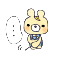 Peach color girl sticker #2387535