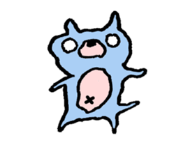 dogbear2 sticker #2388590