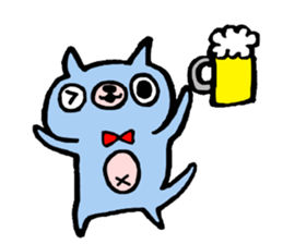 dogbear2 sticker #2388606