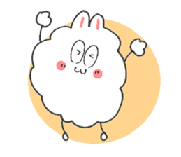 Dust rabbit.(5) sticker #2388736