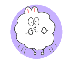 Dust rabbit.(5) sticker #2388740