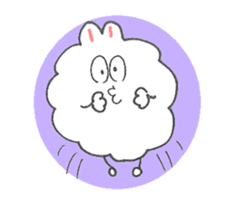 Dust rabbit.(5) sticker #2388740