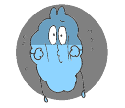 Dust rabbit.(5) sticker #2388742