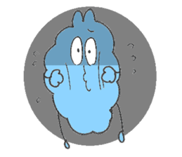 Dust rabbit.(5) sticker #2388742