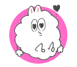 Dust rabbit.(5) sticker #2388743