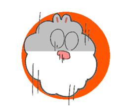 Dust rabbit.(5) sticker #2388745
