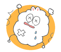 Dust rabbit.(5) sticker #2388747