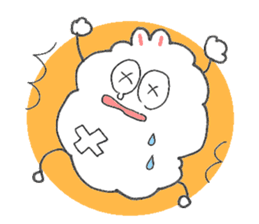 Dust rabbit.(5) sticker #2388747