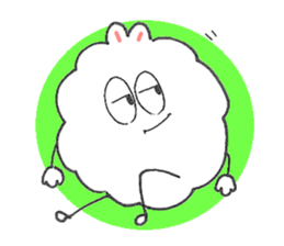 Dust rabbit.(5) sticker #2388749