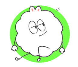 Dust rabbit.(5) sticker #2388749