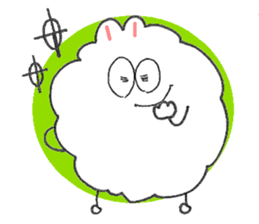 Dust rabbit.(5) sticker #2388750