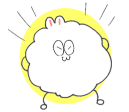 Dust rabbit.(5) sticker #2388751