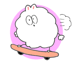 Dust rabbit.(5) sticker #2388752