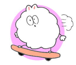 Dust rabbit.(5) sticker #2388752