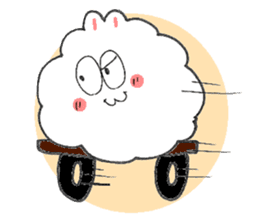 Dust rabbit.(5) sticker #2388753