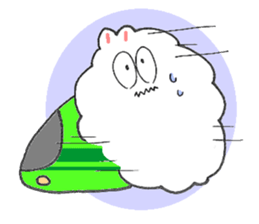 Dust rabbit.(5) sticker #2388754