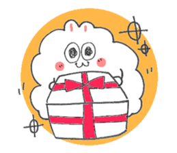 Dust rabbit.(5) sticker #2388756