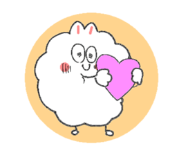 Dust rabbit.(5) sticker #2388757