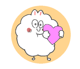 Dust rabbit.(5) sticker #2388757