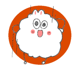 Dust rabbit.(5) sticker #2388760