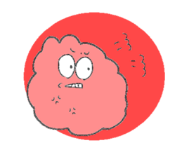 Dust rabbit.(5) sticker #2388762