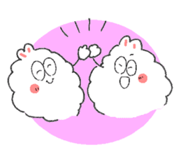 Dust rabbit.(5) sticker #2388765