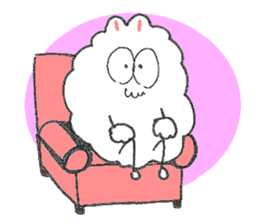 Dust rabbit.(5) sticker #2388767