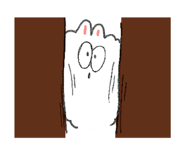 Dust rabbit.(5) sticker #2388769