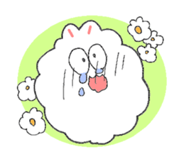 Dust rabbit.(5) sticker #2388771