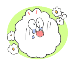 Dust rabbit.(5) sticker #2388771
