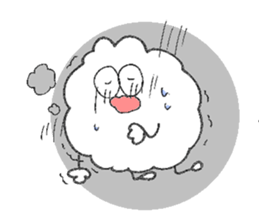 Dust rabbit.(5) sticker #2388772