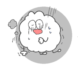 Dust rabbit.(5) sticker #2388772