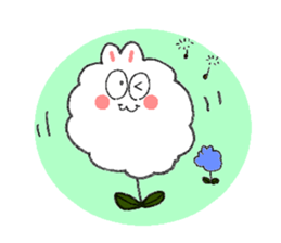 Dust rabbit.(5) sticker #2388774