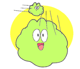 Dust rabbit.(5) sticker #2388775