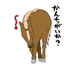 Arrogant horse sticker #2389230