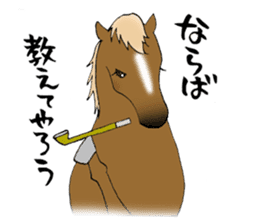 Arrogant horse sticker #2389254