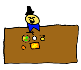 Two small geezers! sticker #2389542